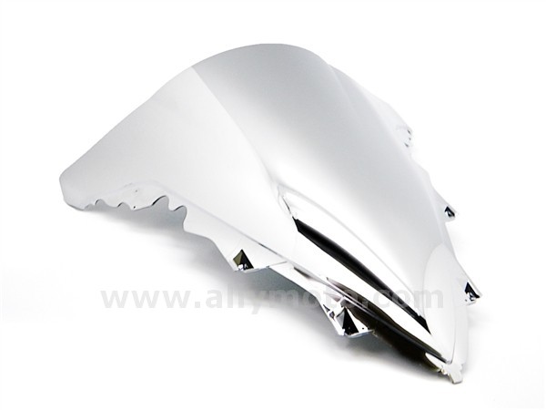 Yamaha YZF R1 Chrome Clear Double Bubble Windscreen Shield 2009-2012